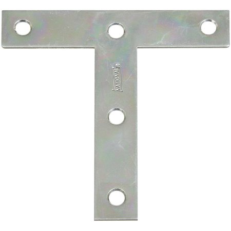 NATIONAL HARDWARE 4 in. H X 3/4 in. W X 4 in. L Zinc-Plated Steel T Plates N266-445